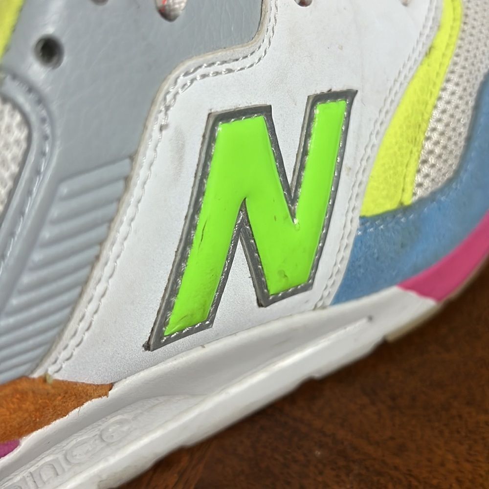 NEW BALANCE  997H‎ Sneakers WHITE PASTEL MULTI Women 11 - EXCELLENT - Rare! - Picture 5 of 14